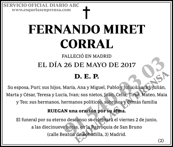 Fernando Miret Corral